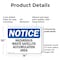 Signmission Hazardous Waste Satellite Accumulation Area OSHA Notice Sign, Plastic, 14in W x 10in L, 2PK OS-2PACK-NS-P-1014-L-13335 - alternate 4